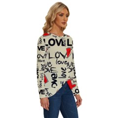 Long Sleeve Crew Neck Pullover Top 