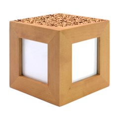 Wood Photo Frame Cube 