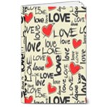 Love Abstract Background Love Textures 8  x 10  Hardcover Notebook