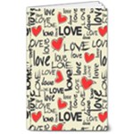 Love Abstract Background Love Textures 8  x 10  Softcover Notebook