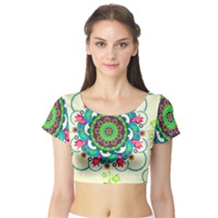 Short Sleeve Crop Top 