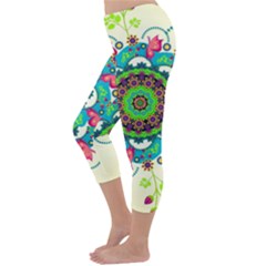 Capri Winter Leggings  Back