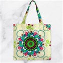 Zipper Grocery Tote Bag 