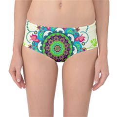 Mid-Waist Bikini Bottoms 