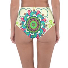 Reversible High-Waist Bikini Bottoms 