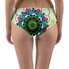 Reversible Mid-Waist Bikini Bottoms 