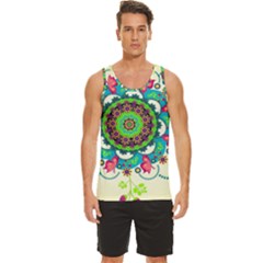 Men s Wide Collar Tank Top 