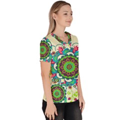 Women s V-Neck Scrub Top 