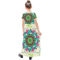 Kids  Short Sleeve Maxi Dress 