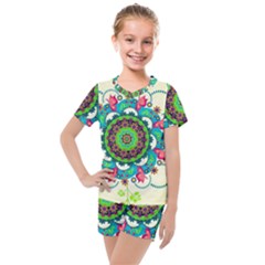 Kids  Mesh T-Shirt and Shorts Set 