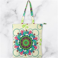 Double Zip Up Tote Bag 