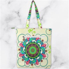 Double Zip Up Tote Bag 