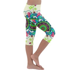 Kids  Lightweight Velour Capri Leggings  