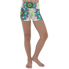 Kids  Lightweight Velour Yoga Shorts 