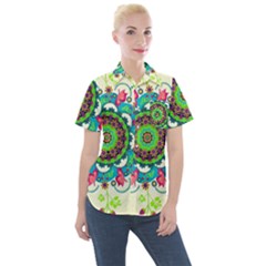 Women s Short Sleeve Pocket Shirt 