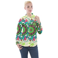 Women s Long Sleeve Pocket Shirt 