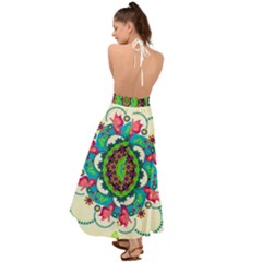 Backless Maxi Beach Dress 