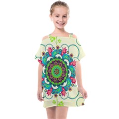 Kids  One Piece Chiffon Dress 