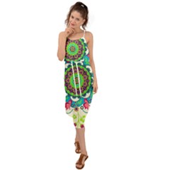 Waist Tie Cover Up Chiffon Dress 