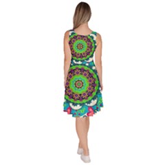 Knee Length Skater Dress With Pockets 