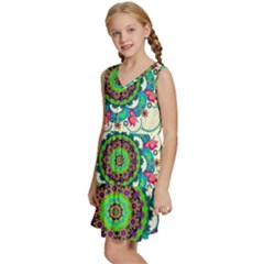 Kids  Sleeveless Tiered Mini Dress 