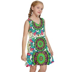 Kids  Sleeveless Tiered Mini Dress 