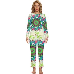 Womens  Long Sleeve Lightweight Pajamas Set 