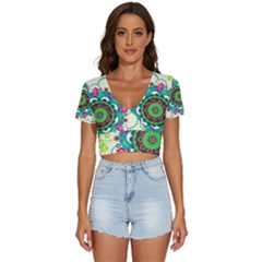 V-Neck Crop Top 