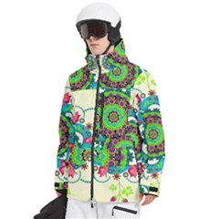 Men s Multi Pockets Zip Ski and Snowboard Waterproof Breathable Jacket 