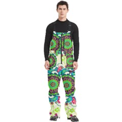 Men s Front Zip Ski And Snowboard Bib Pants 