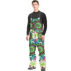 Men s Front Zip Ski And Snowboard Bib Pants 