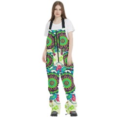 Women s Front Zip Ski And Snowboard Bib Pants 