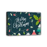 Merry Christmas, Happy New Year, Christmas Seamless Texture Mini Canvas 6  x 4  (Stretched)