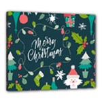 Merry Christmas, Happy New Year, Christmas Seamless Texture Canvas 24  x 20  (Stretched)