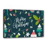 Merry Christmas, Happy New Year, Christmas Seamless Texture Canvas 18  x 12  (Stretched)