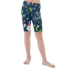 Kids  Mid Length Swim Shorts 