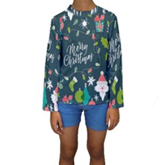 Kids  Long Sleeve Swimwear 