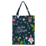 Merry Christmas, Happy New Year, Christmas Seamless Texture Classic Tote Bag