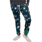 Merry Christmas, Happy New Year, Christmas Seamless Texture Men s Jogger Sweatpants