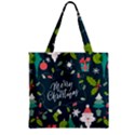 Zipper Grocery Tote Bag 