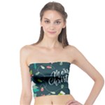 Merry Christmas, Happy New Year, Christmas Seamless Texture Tube Top