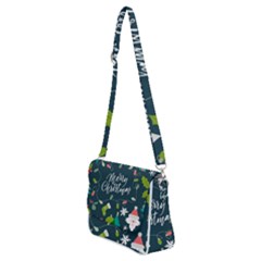 Shoulder Bag with Back Zipper 