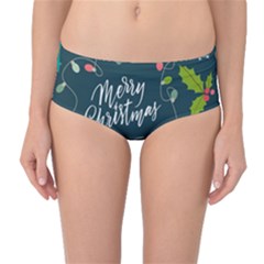 Mid-Waist Bikini Bottoms 