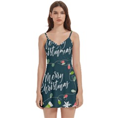 Body Wrap Sleeveless V-Neck Mini Dress 