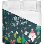 Merry Christmas, Happy New Year, Christmas Seamless Texture Duvet Cover (King Size)