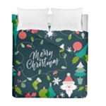 Merry Christmas, Happy New Year, Christmas Seamless Texture Duvet Cover Double Side (Full/ Double Size)