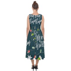 Midi Tie-Back Chiffon Dress 