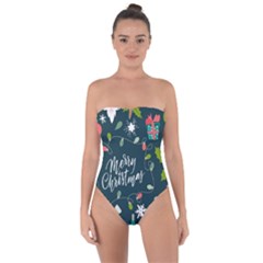 Tie Back One Piece Swimsuit 