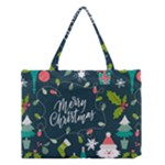 Merry Christmas, Happy New Year, Christmas Seamless Texture Medium Tote Bag