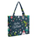 Zipper Medium Tote Bag Front